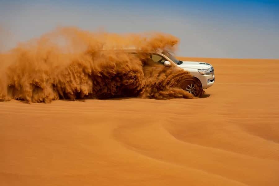 Dubai: Desert Safari with BBQ Dinner - 4x4 dune bashing: where the real thrill happens