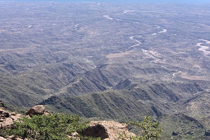 East of Salalah, Mountain Safari, Camels, Waterfall, White beach - Wadi Darbat: where the valley turns green and wet