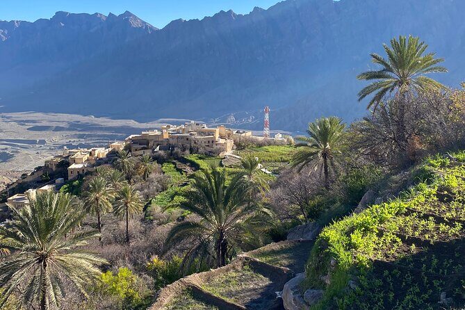Full Day Tour from Wakan to Jebel Akhdar Trekking - Wakan Village at 2,000 Meters: Farms, Waterways, and Mountain Time