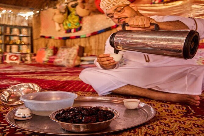 Jabal Shams Food Tour - Al Hamra family house lunch: rose water, rock cooking, floor seating