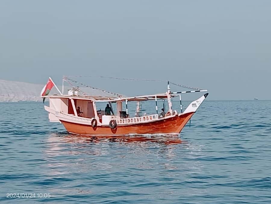 Khasab: Dhow Cruise with Lunch, Dolphin Watching& Snorkeling - Telegraph Island swim & snorkeling: your first time in the water