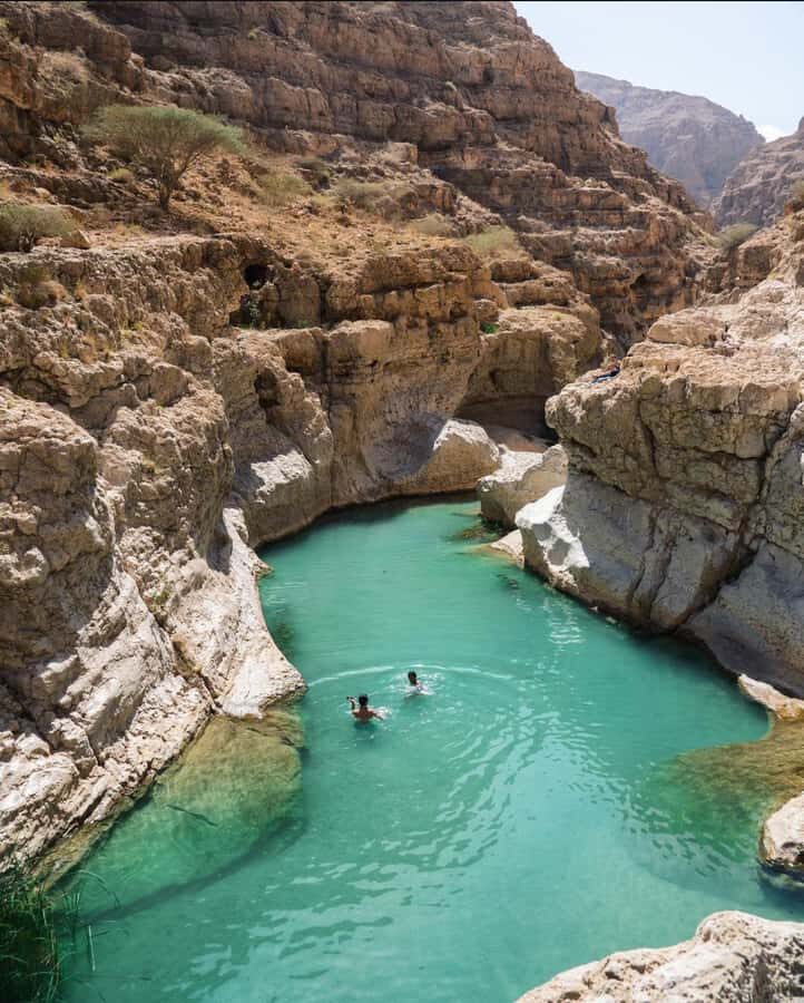 Muscat: Wadi Shab & Bimmah Sinkhole Tour with Pickup & Lunch - Wadi Shab Waterfall: The Real Star of the Day