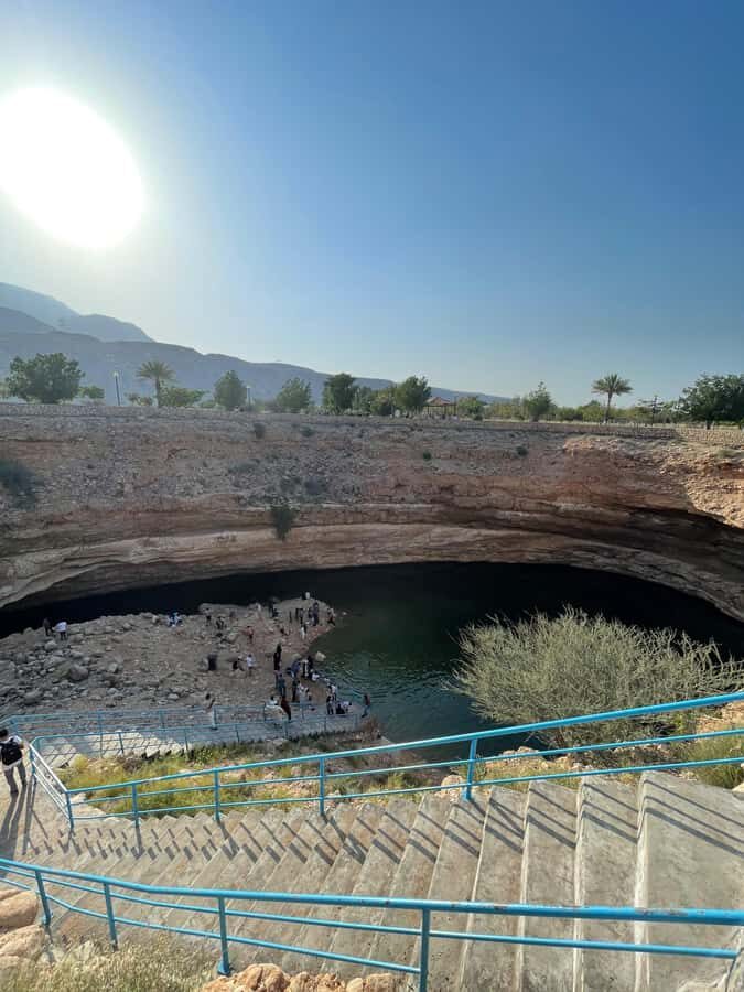 Muscat: Wadi Shab, Romantic Cave and Sinkhole Full-day Trip - Wadi Shab pools: swimming, slippery rock, and why the guide matters most