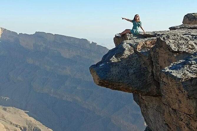 Nizwa Fort-Nizwa Souq-Misfah Al Arbyeen-Jebel Shams - Private Full Day Tour - Misfah Al Abriyyin: The Village at ~1,000 m