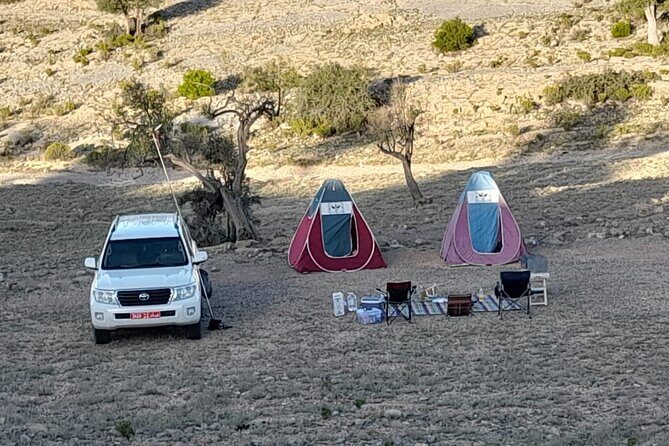 Private 2 - Days Jebel Akhdar Overnight Camping Tours - Day 2: Diana’s Viewpoint terraces and the 200-step Wadi Bani Habib walk