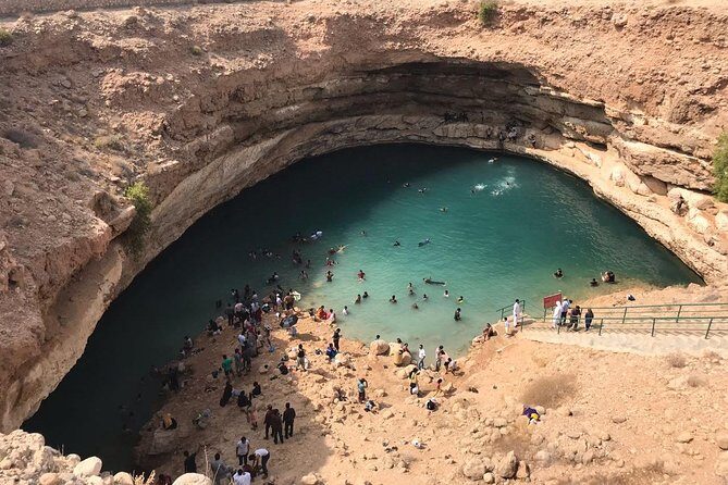 Private Day Trip to Wadi Shab & Bimmah Sinkhole Price Up To 5 Persons - Fins Beach: quick sand-and-sea reset