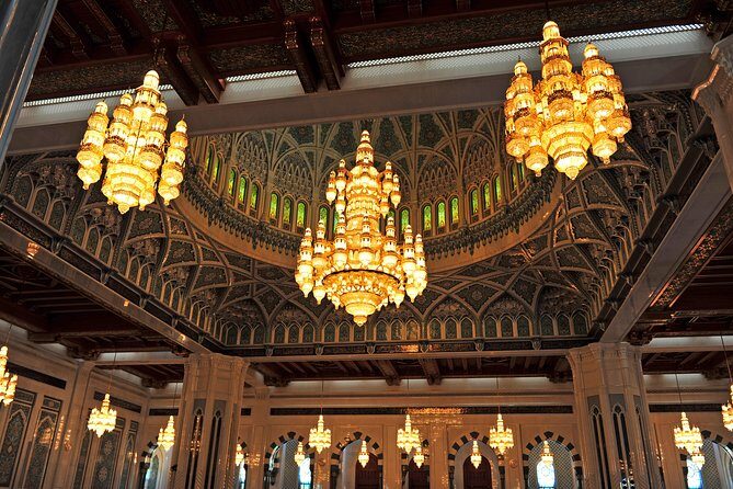 Private Full-Day Muscat City Tour - Sultan Qaboos Grand Mosque: the scale hits first, then the details get better