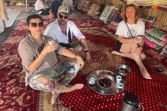 Private Sunset Watching Desert Safari with Dinner - Dinner at Arabian Oryx Camp: where the evening finishes well