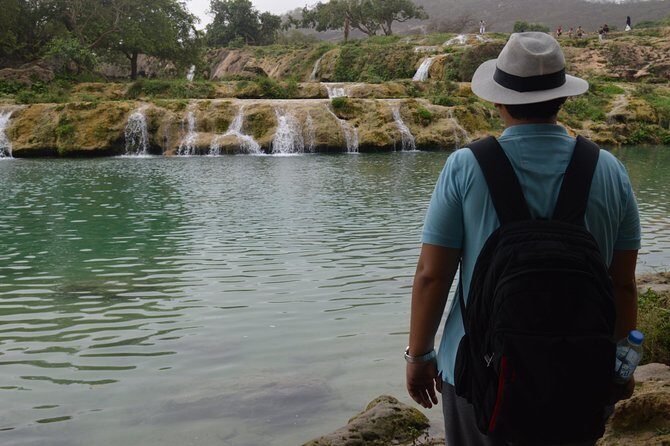 Salalah East & West Combination(Salalah tours):Oman Shore excursions - Qara Mountains: rural views with herds on the incline