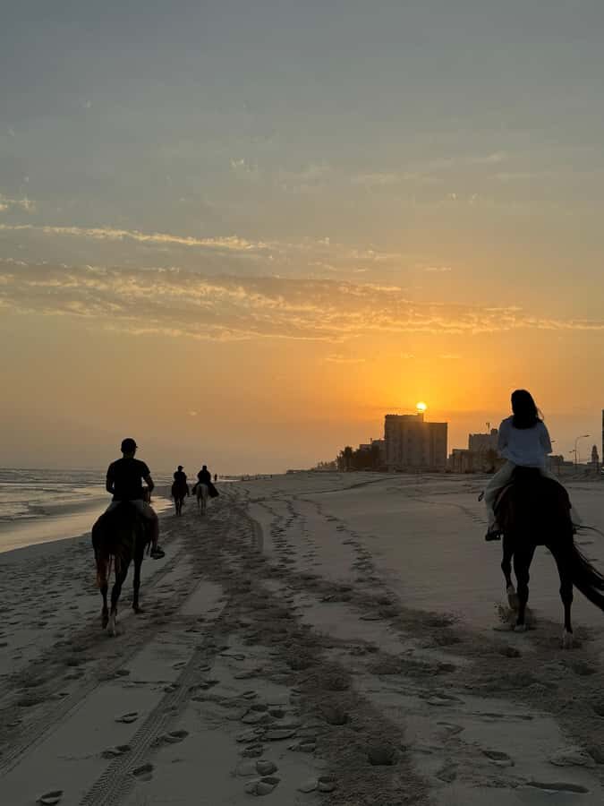 Salalah: Horse Riding by the Beach - What to Bring for Salalah Sand and Sunset Light