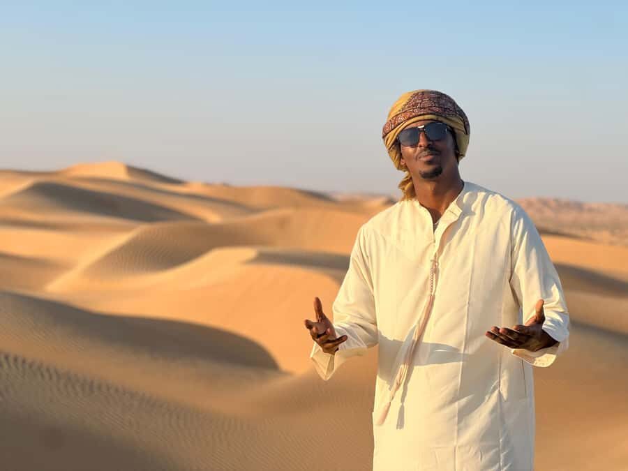 Salalah: Sunset Desert Safari - Rub Al Khali - Empty Quarter - Optional desert dinner and camel riding after dark