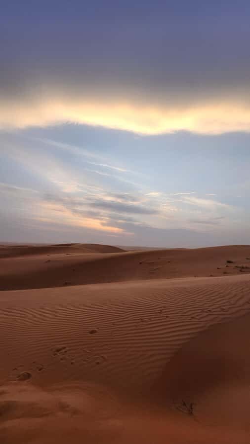 Sunset at wahiba desert - The Guide and the Private Group: Where the Experience Can Swing