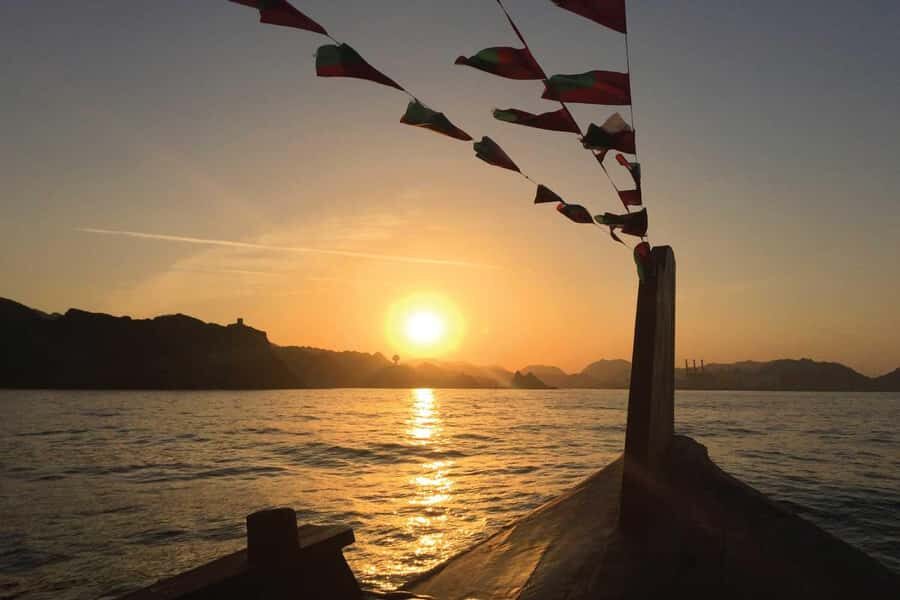 Sunset Dhow Cruise - What you’ll actually see: the 2-hour dhow route around Muscat