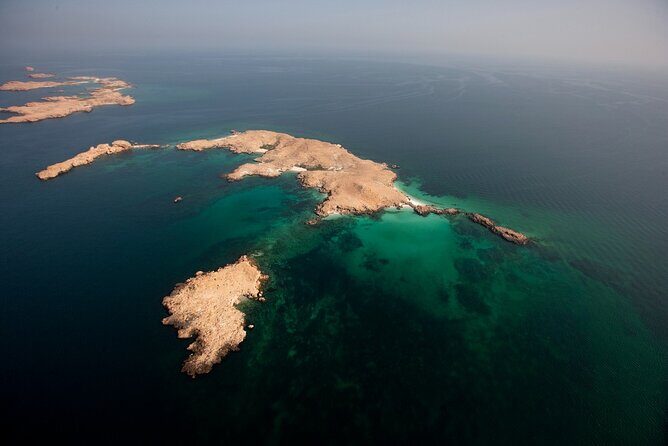 The Jewel of Muscat Sea, Daymaniyat Islands - Possible wildlife highlights: dolphins, whales, and turtles on the route